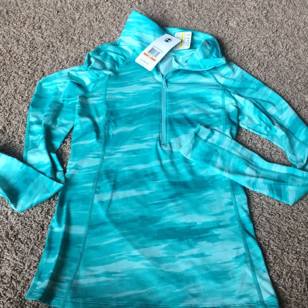 Under Armour Camo Workout Top Zip